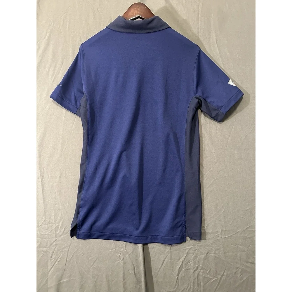 NIKE Dri Fit‎ Dallas Cowboys NFL Equipment Training 2-tone Polo Shirt Mens Small